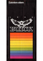 1982 Buick Exterior Colors Chart