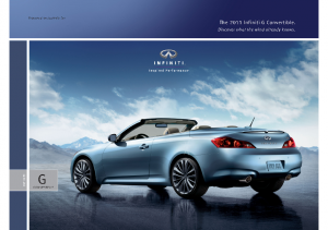 2011 Infiniti G Convertible